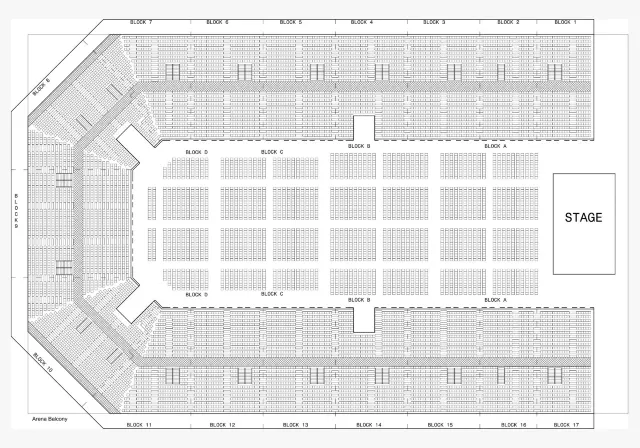 AsiaWorld-Arena 舞台配置